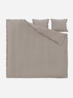Flounced-trim Duvet Cover Set