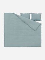 Flounced-trim Duvet Cover Set