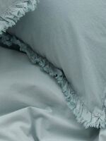 Flounced-trim Duvet Cover Set