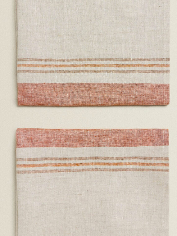 Striped Linen Napkins