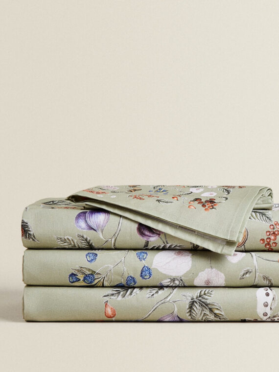 Floral Print Tablecloth