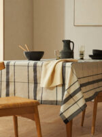 Modern Checked Tablecloth