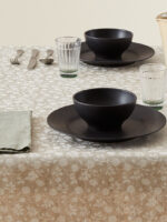 Vintage Floral Print Tablecloth