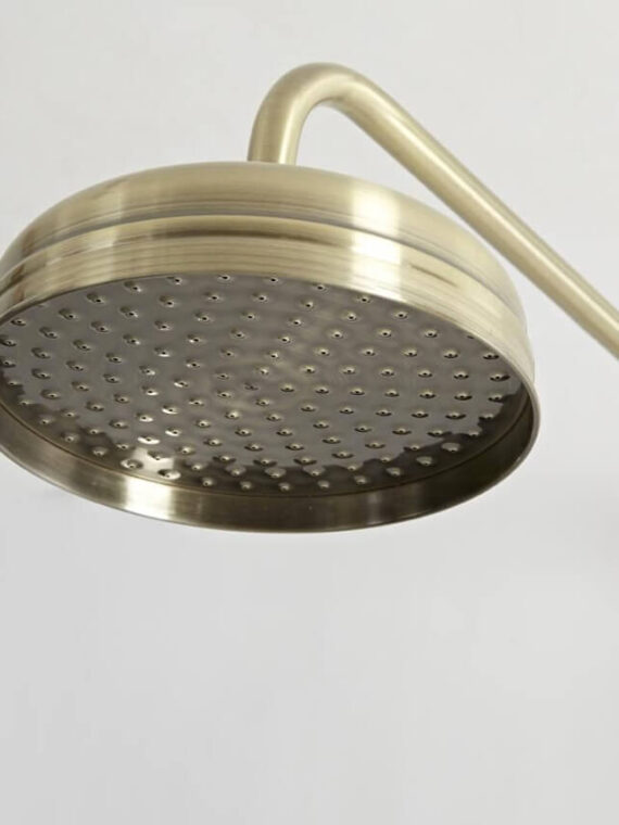 Brushed Gold Traditional Shower